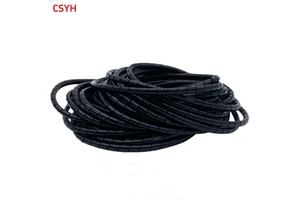 Spiral Cable Wrap PE Eco-Friendly Wire Network Cable Organizer Protector Anti-Bite Wiring Sleeve Available Diameter