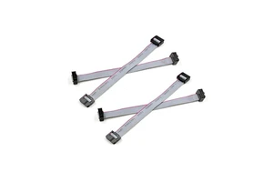 2.54mm IDC Ribbon Cable 10P Finished Gray Cable IDC Red Edge Gray Cable