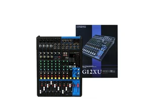 MG12XU Professional 12-Channel Digital Audio Mixer New Model Professional Audio Console with USB Connectivity Video & Lighting