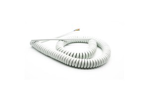 6x22AWG Flexible Curly Cord and Can Stretch or Retract Spring Wire Spiral Cable