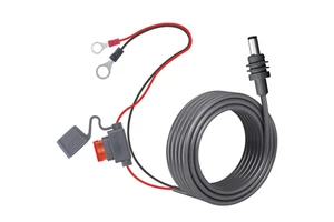 Starlink Mini Direct Battery Power Cable, 5m/16.4ft, 18 AWG w/ Fuse Holder, 12V-48V, Ring Terminals for RV/Boat/Solar.