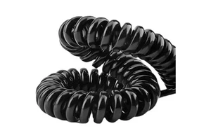 High Quality PVC Core Spiral Cable Spring Wire 2-4 Heart Telescopic Power Cord 6 Core 8x 0.3*0.75mm IP11 2.5m 10A Industrial
