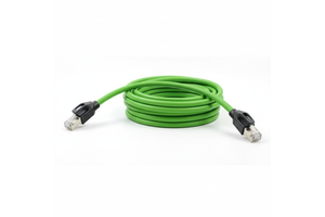 Industrial CAT6 Shielded Brass RJ45 to RJ45 Ethernet Adapter IP67 Automotive Custom Length 1m 100m