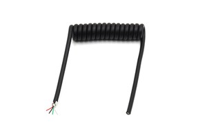Multi Core Spring Spiral Cable 6 Core Electrical Coiled Wire for Electronics Industrial Machinery