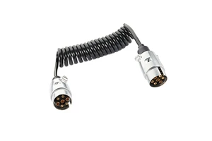 Trailer Electric 7Pin Tractor Wire Harness Truck Spiral Coiled Wiring Extension Trailer Cable