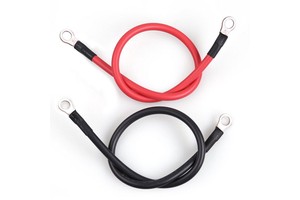 Battery Cables 6 AWG Power Inverter Cables with Terminals for Motorcycle, Automotive, Marine, Solar Cable