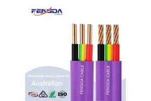 Fengda TPS Cable AS/NZS 5000.2 1.5mm 2.5mm 4mm 6mm 2 Core 3 Core Flat Twin And Earth Wires
