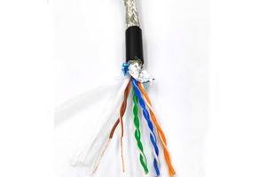 For for Drag Chain Ethernet Cable 4-Core 8-Core PUR 26AWG Cat6A Dual Shielded Industrial High-Temperature Resistant China