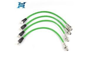 M12 Aviation Plug RJ45 Cable Connector Solid Front/Rear Panel Male/Female Industrial Ethernet A/D/X-Type Electrical Wires