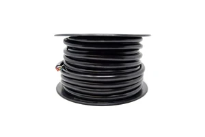 PVC 7 Way Trailer Cable Electrical Wire Spool USA for Cars Pvc 100 Feet Black OEM Copper Insulated Wire Stranded Automotive Wire