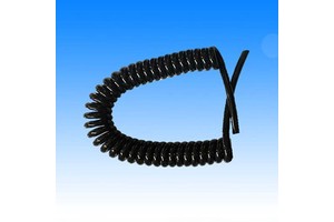 Custom Coil Coiled Spiral Cable, Spiral Cable, Cable Assembly