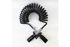 Custom Heavy Duty Electrical Coiled Cable Spring Towing Wire ABS 7 Way Trailer Cable 7 Core Cable for Trailer