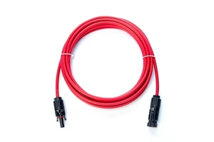 DC Solar Cable Red Or Black Pv Cable 4mm2 Wire Copper Cond With XLPO Insulation Solar Cable Pv Wire