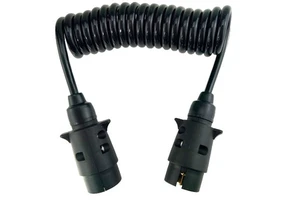 12V Use 7Pin TPU Sprial Trailer Cable