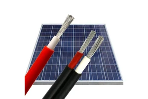 2.5mm 4mm DC Flexible Solar Battery Cable Tinned Copper Conductor PVC Insulated H1Z2Z2-K/PV1-F