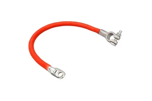 Heavy Duty Battery Pure Copper Wire Cables 2GA/4GA/6GA , Pure Copper / Iron Terminals, 10-78 Inch OEM Battery Cable