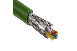 Industrial Ethernet cable CAT.5e SF/UTP PUR CHAIN PROFInet Type C FastConnect (SK) capable, flame-retardant