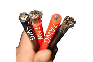 7 AWG 12mm²/10mm² Silicone Battery Cable UV Resistant Flexible Tinned Copper Wire Power Wire for Australia 4WD Caravan & Marine