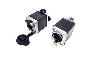 RJ45 Network Connection Converter Stage Audio Cable Extension Network Cable Dual-port Connector