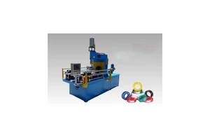 Automatic Cable Coiling Machine 380V SWAN INT'L Model 1246 Power Cord Cables Winding Cut Twist Wires Counting Meter