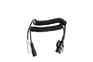 High Quality 15 Pin 7 Pin Spiral Cable European Trailer Cable With Moulded Plug