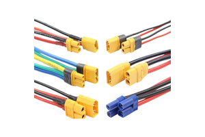 Custom Factory Tinned Copper Wiring Harness With Ptfe/nylon/pbt Insulation Adapter Connectors for Power Extension Assembly