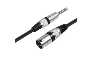 High Quality 1/4'' Stereo Male to XLR Male XLR Female Y-Cable Stage Microphone Cable Bare Copper Hifi Power Cable