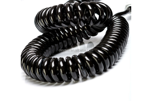 Customized High Flexible 6*2.5 PUR Tower Light Boom Spiral Curly Cable