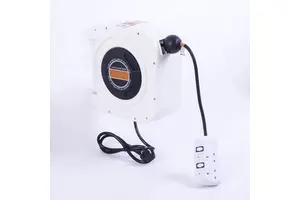 Industrial Spring Loaded Self Retractable 10M 15M Extension Power Mechanic Cable Cord Reel for Home Appliance