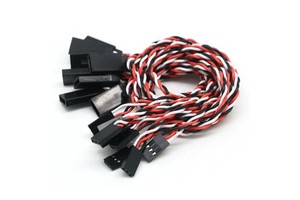 Futaba JR 22AWG Anti-Interference Twisted Cable 35CM/40CM Male to Female Servo Extension Wire for RC Drone & Airplane Parts