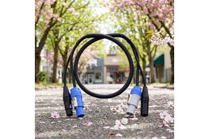 Powercon DMX Combo Power Cable 6ft 10ft 12ft 25a Powercon Xlr Jumper Power DMX 3 Pin 5pin Power Con Stage Lighting Moving Head