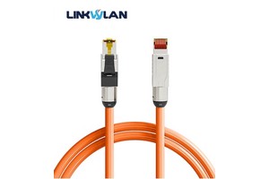 Linkwylan Premium Hi-Speed 10GBit Cat 7 Pre-Assembled Connection Cable 23AWG Pre-Terminated Toolless Field Communication