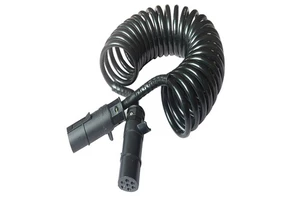 7pins Waterproof Cable Wire IP67 TPU Trailer Spring Wire Sensor Brake Power Connection Wires