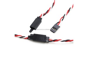 RC Model Servo Extension Cable AM-2003-6/7/8/9/10H FUTABA Connectors with Hook Black/red/white Extension Leads Twisted Wires