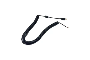 Custom 24AWG USB Plug Spiral Coiled Cable 4Pin Stripped Tinned End Spiral Coiled Cable PU/PVC Jacket Data Cable