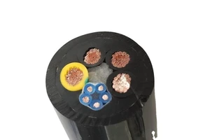 ROUSHENG Abrasion-Resistant Copper Conductor Drag-Chain Winding Reel Polyurethane Special Tensile-Resistant 3-Core 4-Core Cable