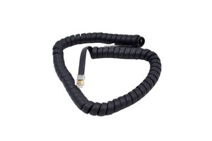 Custom Flexible RJ12 6P6C Spiral Cable Coiled Telephone Handset Cord Modular Spring Cable for Phone Fax Modem CE RoHS Certified