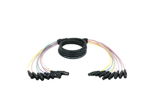 G-karve LY8714 8-Channel Copper Conductor PVC Jacket Audio Signal Cable Multi-Channel Stage Extension Cable for Compatibility