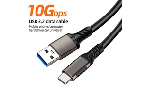 USB3.2 to Type-c 10Gbps Transmission 3A60W Charging Data Cable Pure Copper for IOS and Computer Use