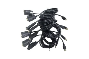 Bespoke 1m 1.8m 3m USB to RS232 9 Pin Serial Adapter Cable Assembly for Industrial PLC CNC Controller Modem Scanner Custom Cable