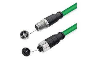 M12 8P X Code Male Female Ethernet Network Cable Waterproof IP67 Industrial Shielded Drag Chain Cable