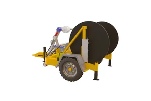 4 Ton Stainless Steel Hydraulic Cable Drum Trailer Turkey Manufacturer for Cable Reel Transport and Installation Heavy Duty
