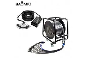 Customizable Snake Cable 8 10 12 16 24 32 Channels 20 30 50 Meter Xlr Audio Signal Stage Performance Snake Cable