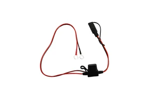 12V Car Battery Extension Cable SAE Power Plug Connector to Battery Terminal Ring Lug Solar Cable with Fuse