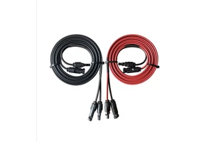 Certificated Weatherproof Solar Extension Cable Anti-Aging PV Panel Extension Wire for Solar Plant