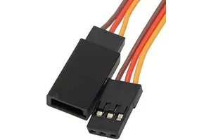 3-Pin Female to Male Servo Extension Cable Cord Lead Wire Connector JR for Electronic RC Cars and Airplanes Remote Control