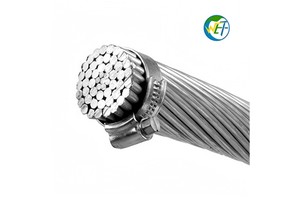ACSR Bare Conductor Wire 8core 66.36MCM 33.36mm Sparate ASTM B232 High Voltage 35kV Cable For Solar Farm Price