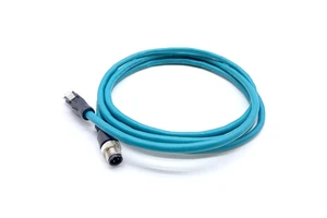 Compatible with Datalogic Matrix 210 Connector M12 Industrial Ethernet Cable 4-core CAB-ETH-M03 M05