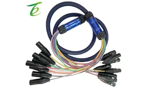 Pure Copper Thickened Stage Mobile Performance Multi-channel Multi-core Cable Audio Speaker, Multi-channel Through Cathlon Male