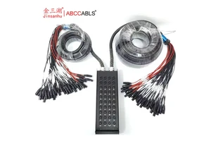 Professional Audio 40 Channels XLR Stage Box Snake Cable Speaker COAXIAL Bare Copper Microphone Cable
